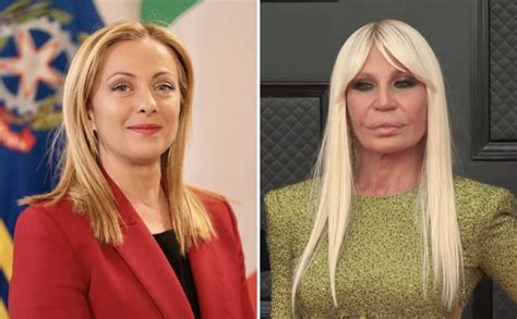 donatella versace giorgia meloni|Donatella Versace slams Italy’s anti.